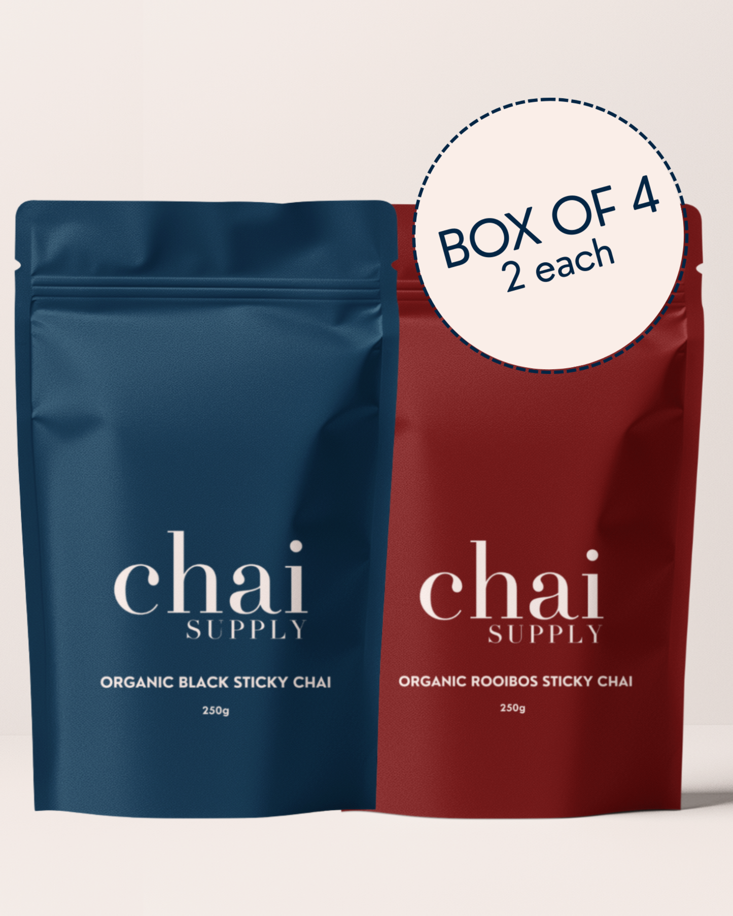 Mixed Retail Box of Organic Black & Rooibos Sticky Chai